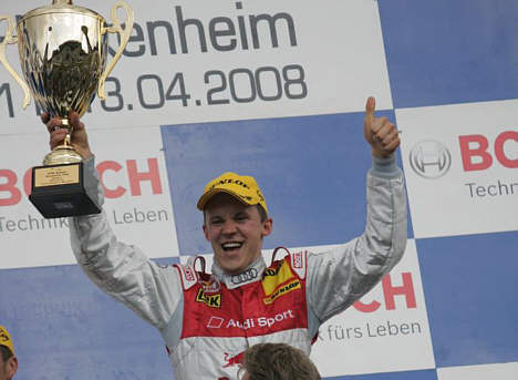 Mattias Ekström vandt årets første DTM løb.